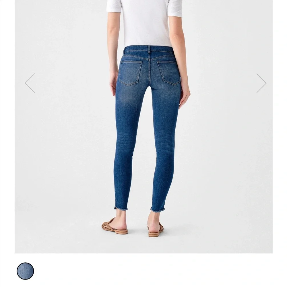 STS BLUE Emma Low Rise Skinny DRK Blue Marcos Jean - Picture 2 of 6